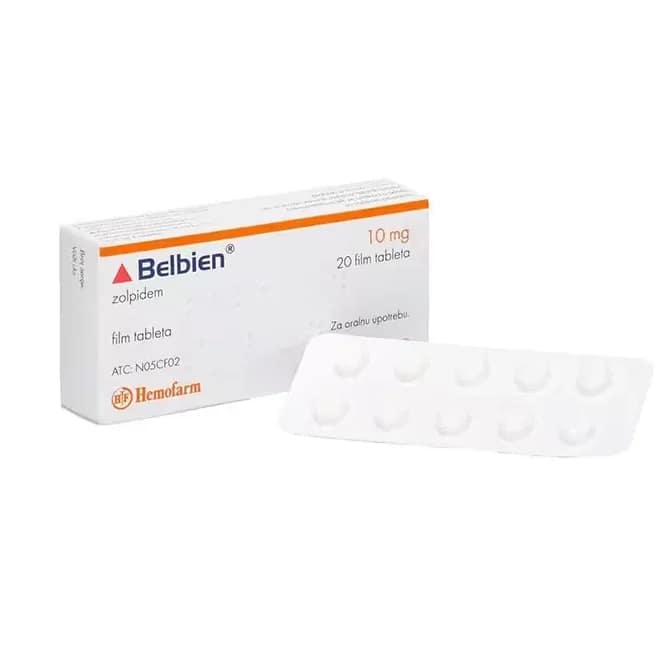 zolpidem belbien 10mg (hemofarm)